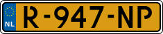 License plate of the Netherlands, Cars
