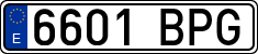 License plates of Spain, Ordinary (2000)