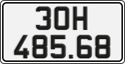 License plate of Vietnam, Cars