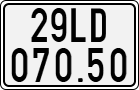 License plate of Vietnam, Specialty plates