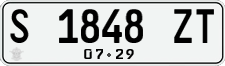 License plate of Indonesia, Regular plates