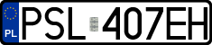 License plates of Poland, Regular car plates