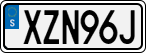 License plate of Sweden, Regular plates