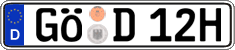 German license plate, Plates for oldtimers (type 