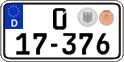 German license plate, Diplomatic