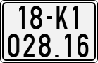 License plate of Vietnam, Motorcycles