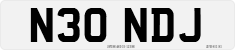 License plate of the United Kingdom, 1983 year system