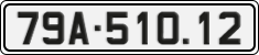 License plate of Vietnam, Cars