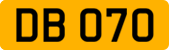 License plate of Luxembourg, 1978 year system