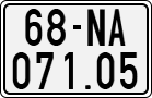 License plate of Vietnam, Motorcycles