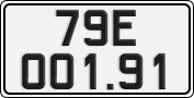 License plate of Vietnam, Cars