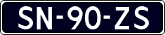 License plate of the Netherlands, Cars