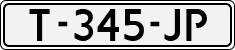 License plate of the Netherlands, Cars