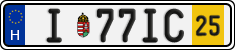 license plates of Hungary, Temporary (2022)