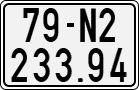 License plate of Vietnam, Motorcycles