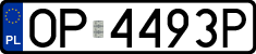 License plates of Poland, Regular car plates