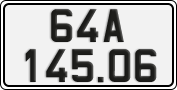 License plate of Vietnam, Cars
