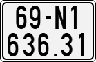 License plate of Vietnam, Motorcycles