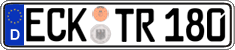 German license plate, Regular plates