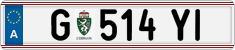 License plate of Austria, Regular plates
