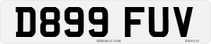 License plate of the United Kingdom, 1983 year system