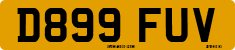 License plate of the United Kingdom, 1983 year system