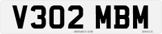 License plate of the United Kingdom, 1983 year system