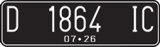 License plate of Indonesia, Regular plates