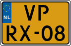 License plate of the Netherlands, Light Commercial Vehicles (1994 system)