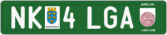 License plate of Austria, Export transit plates