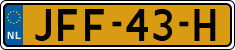 License plate of the Netherlands, Cars