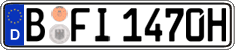 German license plate, Plates for oldtimers (type 