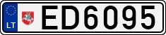 License plate of Lithuania, Electric vehicles
