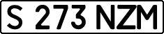 License plate Kazakhstan, Private owners (1993)
