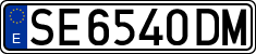 License plates of Spain, 1971 year series