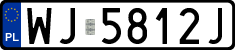 License plates of Poland, Regular car plates