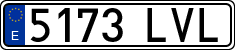 License plates of Spain, Ordinary (2000)