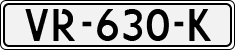 License plate of the Netherlands, Light Commercial Vehicles (1994 system)