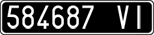 License plate of Italy, Cars (1927 year series)