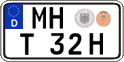 German license plate, Plates for oldtimers (type 
