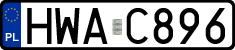 License plates of Poland, Authorities