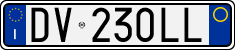 License plate of Italy, Cars (1994 year series)