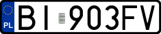 License plates of Poland, Regular car plates