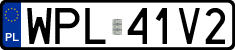 License plates of Poland, Regular car plates