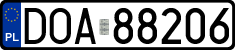 License plates of Poland, Regular car plates