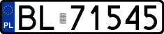 License plates of Poland, Regular car plates