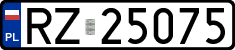 License plates of Poland, Regular car plates