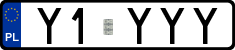 License plates of Poland, Vanity Plates