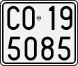 License plate of Italy, Motorcycles (1927 year series)