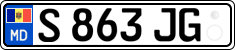 License plate of Moldova, Trailers (2015)